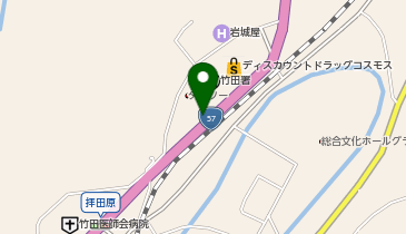 [EV](有)田部モータース 三菱自動車サテライトショップ竹田 (ロータスタナベ)の地図画像