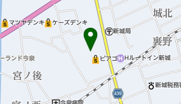 [EV]ユニー(株) ピアゴ新城店の地図画像