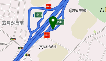 [EV]西日本高速道路(株) NEXCO西日本 名神高速道路 吹田SA (下り)の地図画像