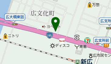 [EV]トヨタカローラ広島(株) 広大橋店 (ネッツ中国)の地図画像