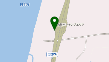 [EV]石川県 のと里山海道 志雄PA (下り)の地図画像