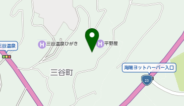 [EV](株)平野屋 三谷温泉 旅館 平野屋の地図画像