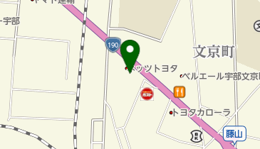 [EV]ネッツトヨタ山口(株) 宇部西店の地図画像