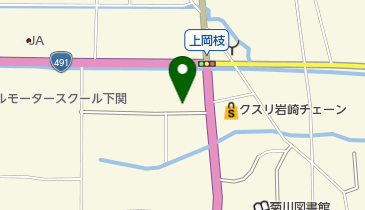 [EV]下関市 道の駅 きくがわの地図画像