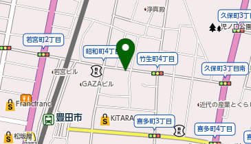 [EV]豊田まちづくり(株) 喜多町駐車場の地図画像
