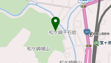 [EV]京都市 宝が池公園子供の楽園の地図画像