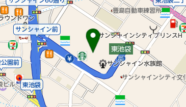 [EV](株)サンシャインシティ サンシャインパーキング (地下P 2階)の地図画像