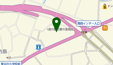 [EV]高岡市 道の駅 万葉の里高岡の地図画像
