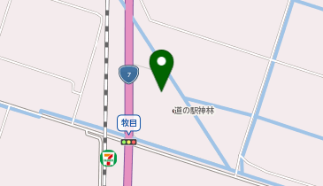 [EV]村上市 道の駅 神林 (穂波の里)の地図画像