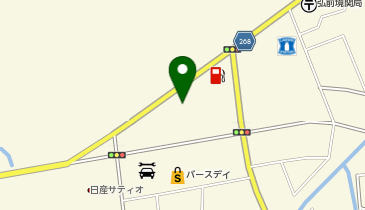 [EV](株)日産サティオ弘前 弘前店の地図画像