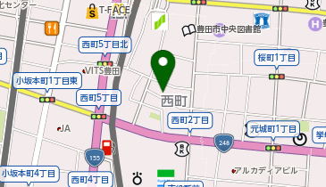 [EV](株)日本駐車場サービス ラッキーパーキング豊田西町2丁目の地図画像