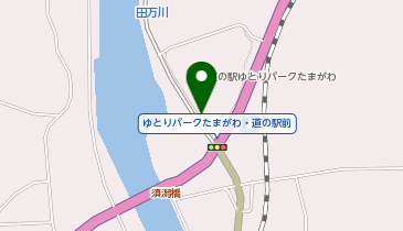 [EV]萩市・(株)たまがわ 道の駅 ゆとりパークたまがわの地図画像