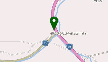 [EV]萩市 道の駅 うり坊の郷katamataの地図画像