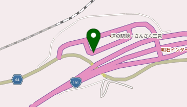 [EV]萩市 道の駅 萩・さんさん三見の地図画像