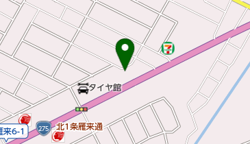 [EV]札幌日産自動車(株) くるまるく雁来の地図画像