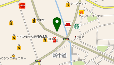 [EV](株)日産サティオ宮城 利府店の地図画像