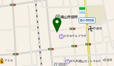 [EV]ひだホテルプラザの地図画像
