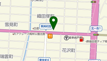 [EV](株)名鉄AUTO Meitetsu BMW 岐阜店の地図画像