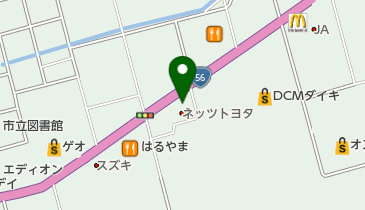 [EV]ネッツトヨタ愛媛(株) 大洲の地図画像