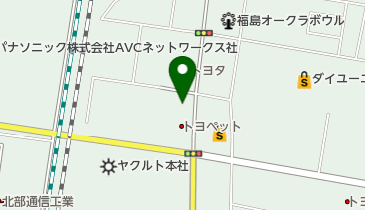 [EV]福島トヨタ自動車(株) 本社の地図画像