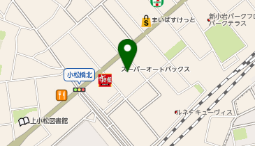 [EV](株)ファナス スーパーオートバックス新小岩店の地図画像