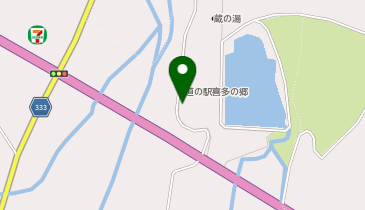 [EV]喜多方市・喜多方市ふるさと振興(株) 道の駅 ふれあいパーク喜多の郷の地図画像