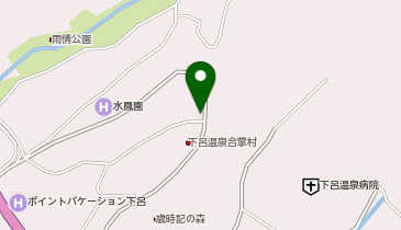 [EV]下呂市 下呂温泉合掌村の地図画像
