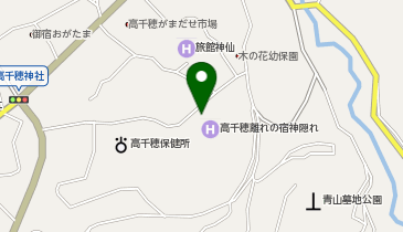 [EV](有)かみのや 高千穂 離れの宿 神隠れの地図画像