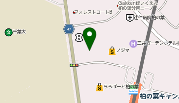 [EV]三井不動産(株) 柏の葉スマートシティ ゲートスクエア モビリティポートの地図画像