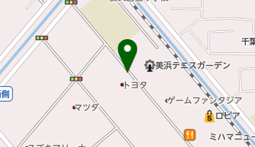 [EV]千葉トヨタ自動車(株) みはま店の地図画像