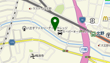 [EV](株)オートピア スーパーオートバックス八王子の地図画像