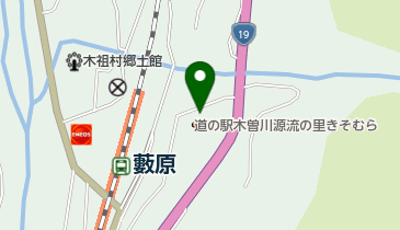 [EV](株)源 道の駅 木曽川源流の里きそむらの地図画像