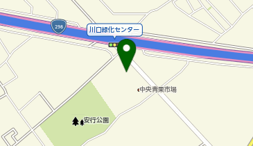 [EV](公財)川口緑化センター樹里安 道の駅 川口・あんぎょうの地図画像