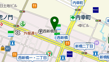 [EV]三菱地所(株) 西新橋スクエアの地図画像