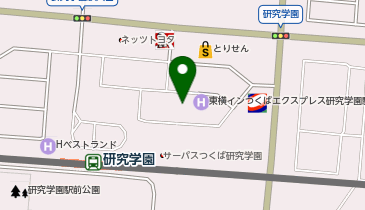 [EV]ホテルマークワンつくば研究学園の地図画像