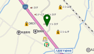 [EV]ネッツトヨタ熊本(株) ネッツワールド人吉店の地図画像