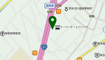 [EV]東栄産業(株) スーパーオートバックス 熊本東バイパスの地図画像