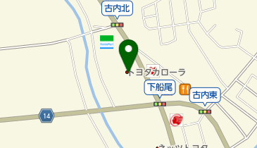 [EV]トヨタカローラいわき(株) 湯本店の地図画像