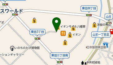 [EV]イオンリテール(株) イオンモール八幡東 (南側平面P D区画)の地図画像