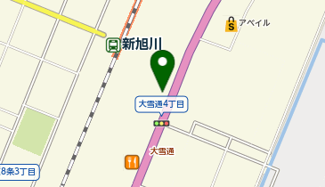 [EV]光洋自動車(株) Volkswagen旭川の地図画像
