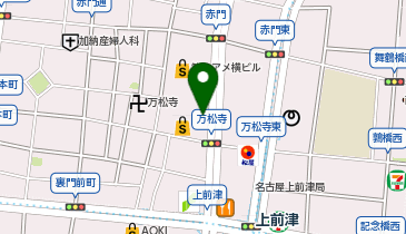 [EV]萬松寺 タイムズ 万松寺駐車場 (立体P 3階)の地図画像