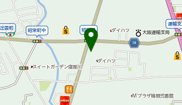 [EV](株)太陽モータース Volkswagen寝屋川の地図画像