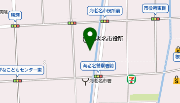 [EV]海老名市役所 南側玄関前の地図画像
