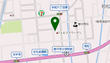 [EV]AOIユーロ(株) Volkswagen野々市の地図画像