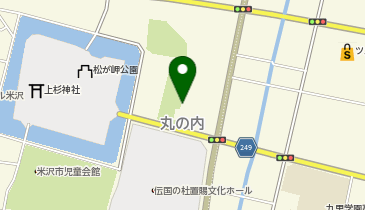 [EV]米沢市 おまつり広場 (上杉城址苑)の地図画像