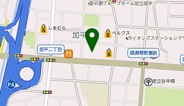 [EV]フォルクスワーゲンジャパン販売(株) Volkswagen足立の地図画像