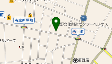 [EV]南砺市 福野文化創造センター ヘリオスの地図画像