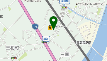 [EV]エディオン豊中店 (立体P 4階D-1)の地図画像