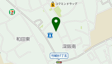 [EV](株)日本駐車場サービス ラッキーパーキング深坂南の地図画像