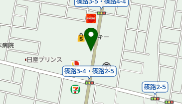 [EV]北雄ラッキー(株) ラッキー篠路店の地図画像